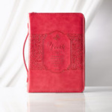 Bible Cover Faith in Pink - Large Size Bible Cover Faith in Pink - Large Size